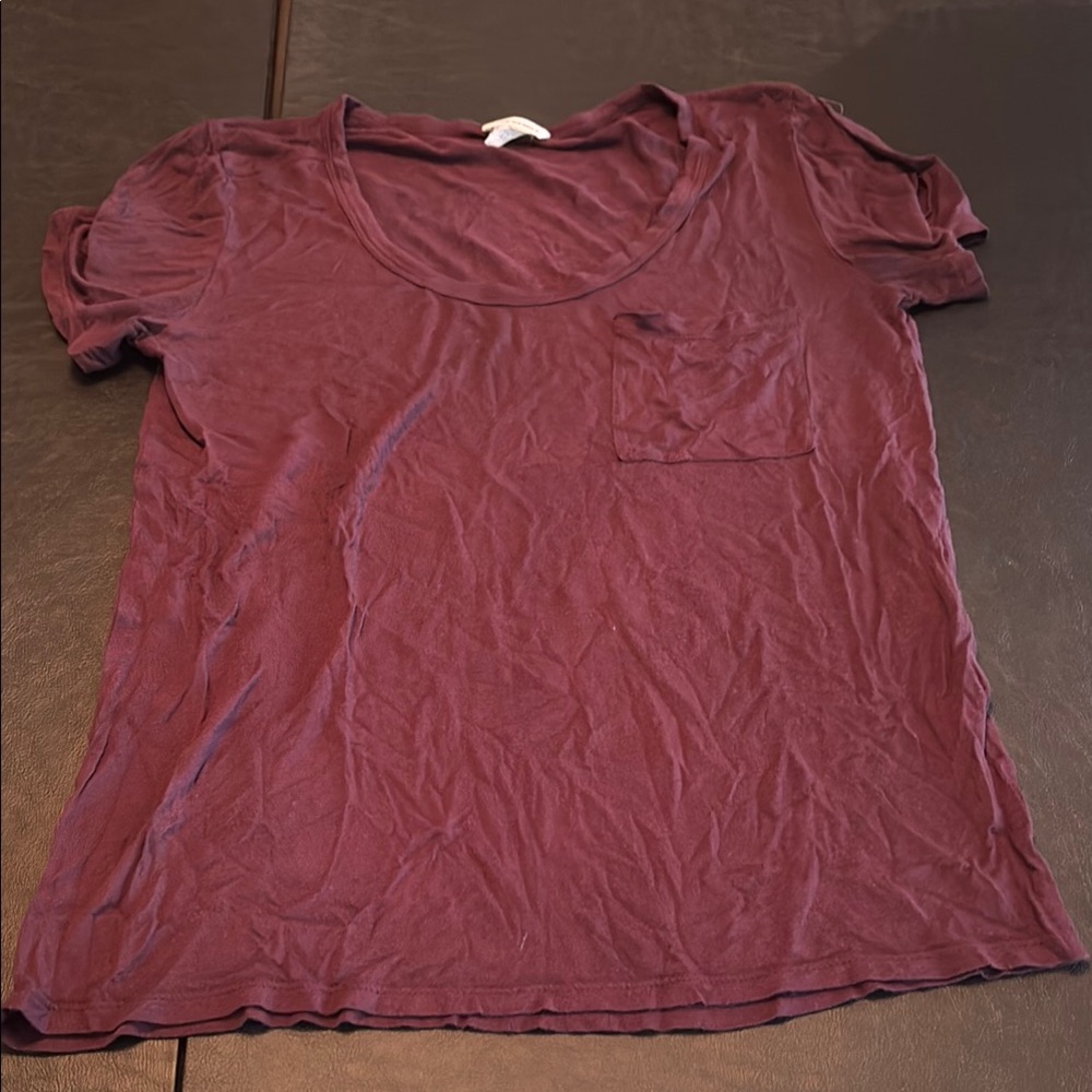 Club Monaco Pink Relaxed Short Sleeve T-Shirt